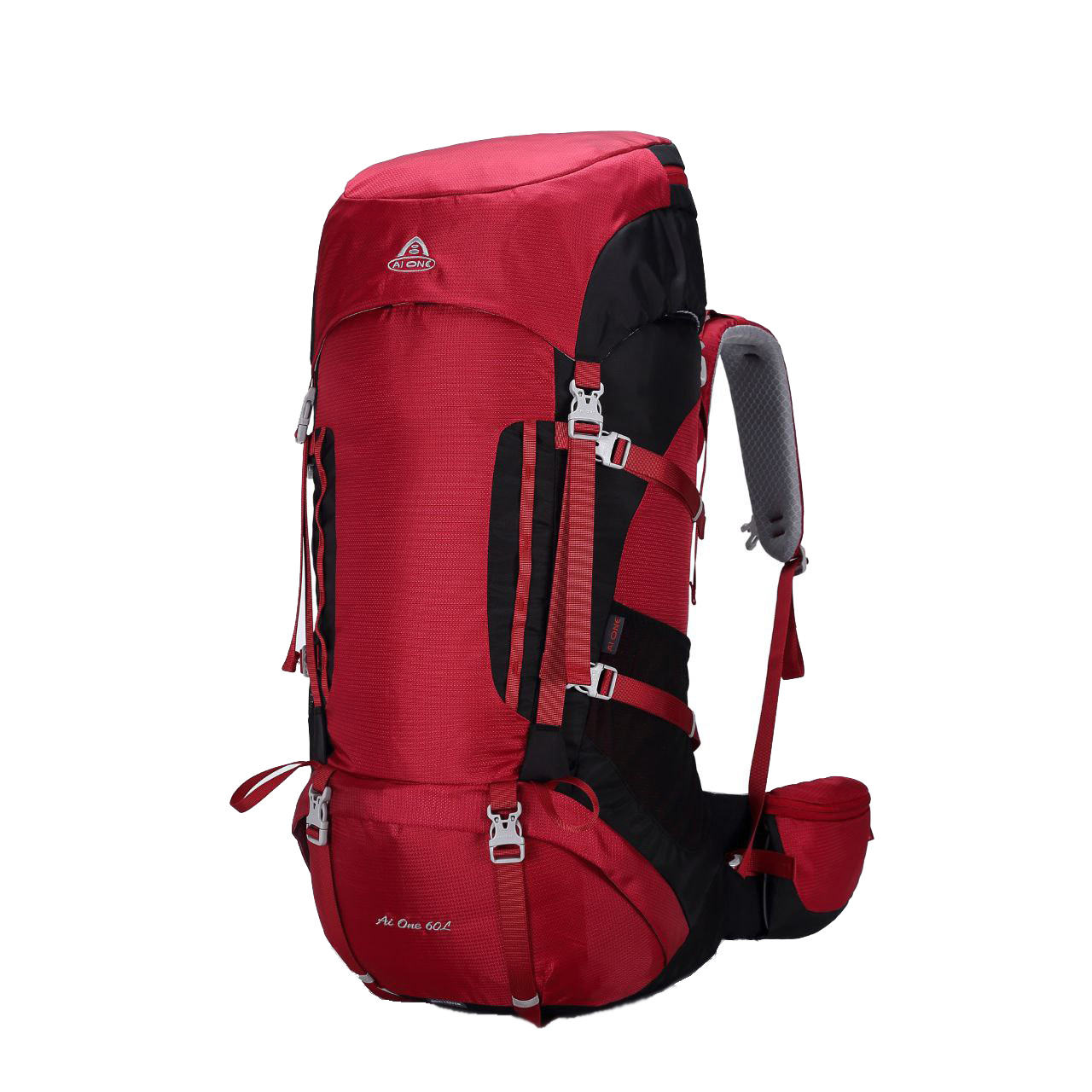 کوله پشتی کوهنوردی 60 لیتر ایوان کد KA-8125 رنگ قرمز 