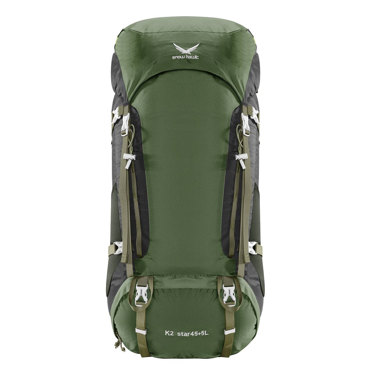 کوله پشتی 5+45 لیتری اسنوهاک مدل K2 star کد SN-B3128 سبز ارتشی