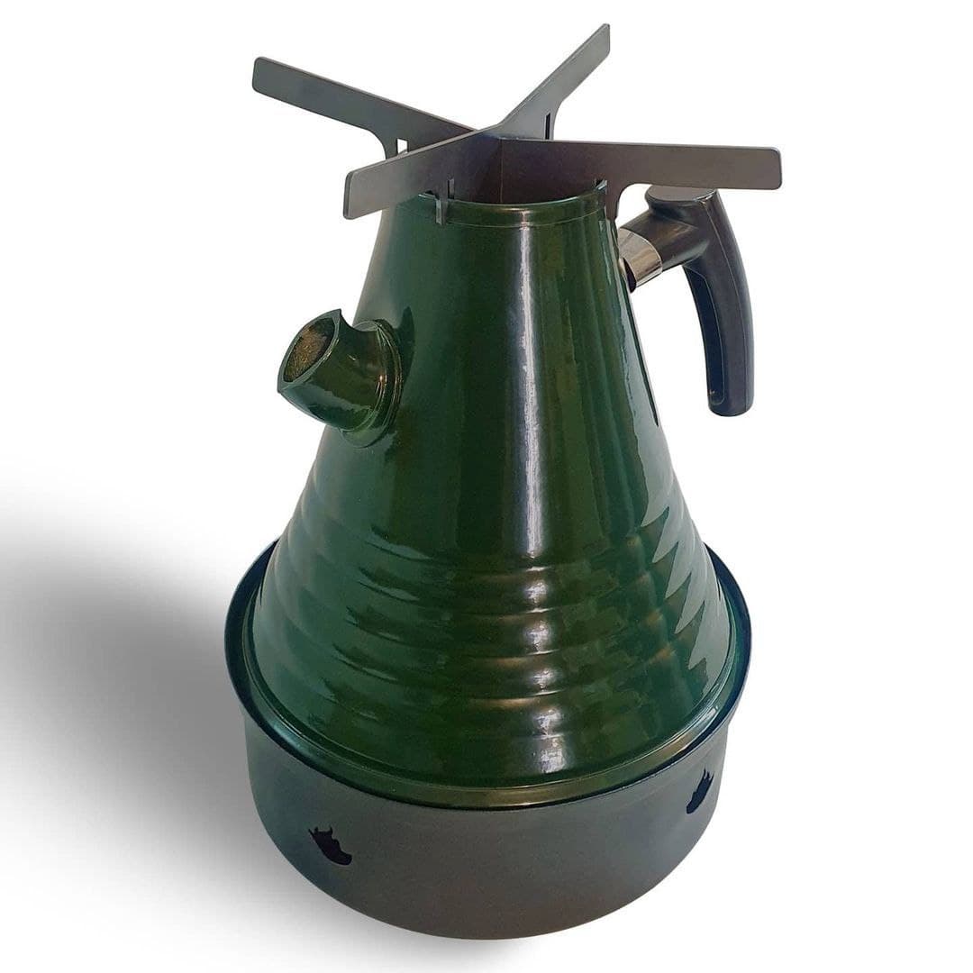 کتری ذغالی ساج وک سبز 