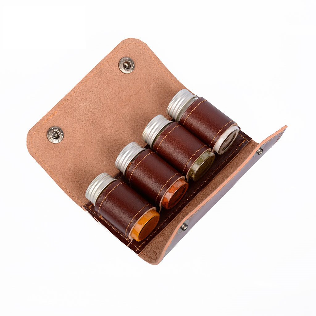 ست جا ادویه هپی کمپ کاور چرمی کد 46804