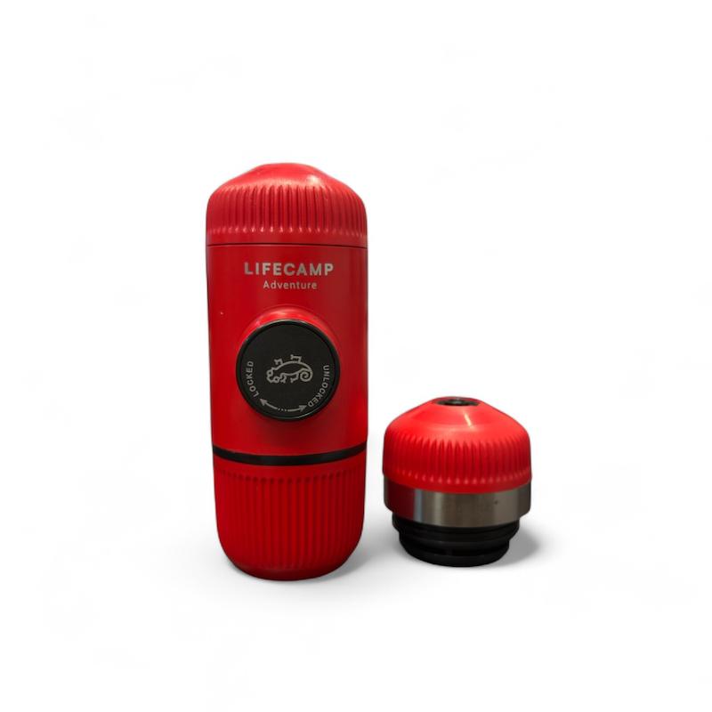 اسپرسوساز دوکاره لایف کمپ مدل نانو کپسول کد 45862 قرمز